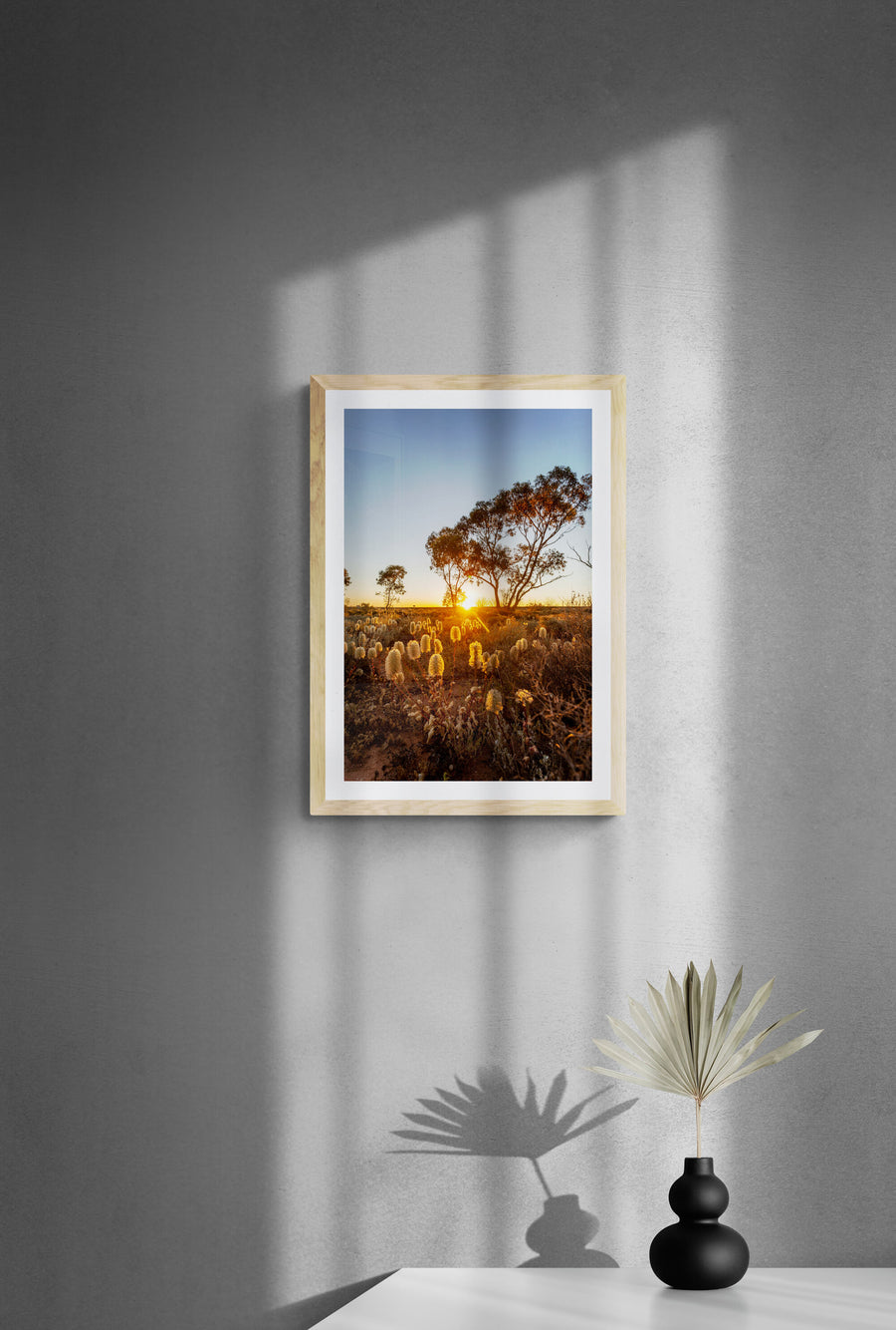 Australia Outback Setting Sun