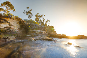 Morning Island From Ocean