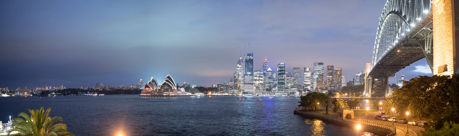 Sydney Harbour Night Skyline